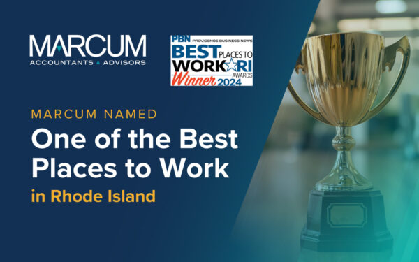 Marcum’s Providence office was named a 2024 best place to work in Rhode Island by Providence Business News